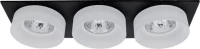 SA-045/3 TRIPLE DOWNLIGHT SQUARE BLACK/WHITE