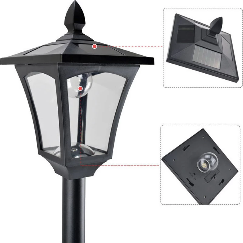 Outsunny Ηλιακό Φωτιστικό 160cm 842-108