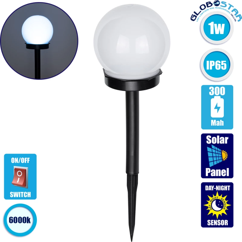 GloboStar Ηλιακό Φωτιστικό 71472