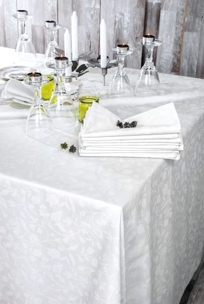 Rythmos Τραπεζομάντηλο 140x140 Bensimon White