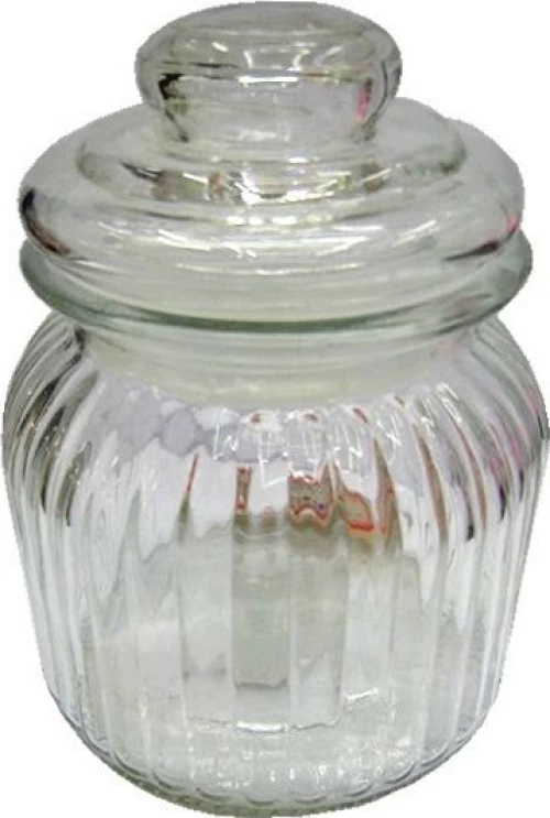 Βάζο γυάλινο με πώμα 14,5 cm [00103204]