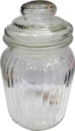 Βάζο γυάλινο με πώμα 19,5 cm 00103205