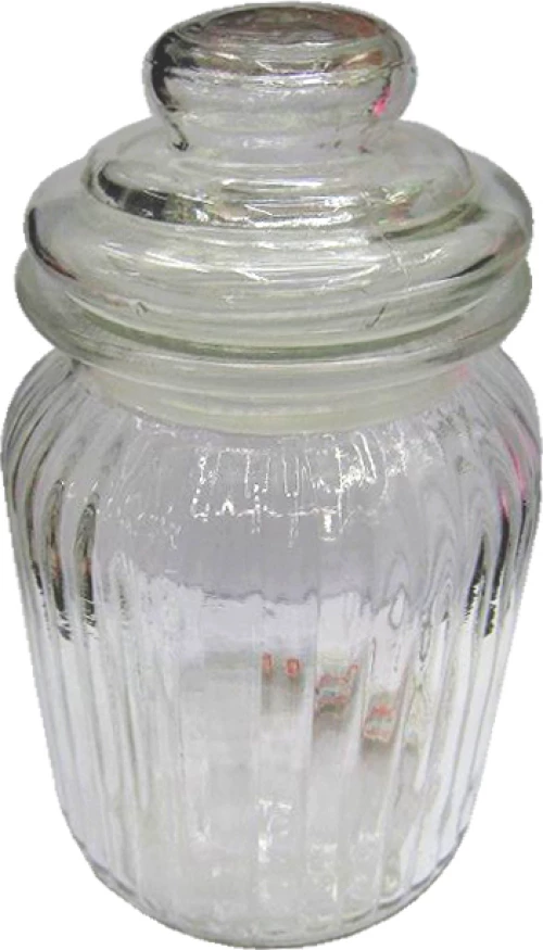 Βάζο γυάλινο με πώμα 22,5 cm [00103206]