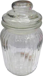 Βάζο γυάλινο με πώμα 22,5 cm [00103206]