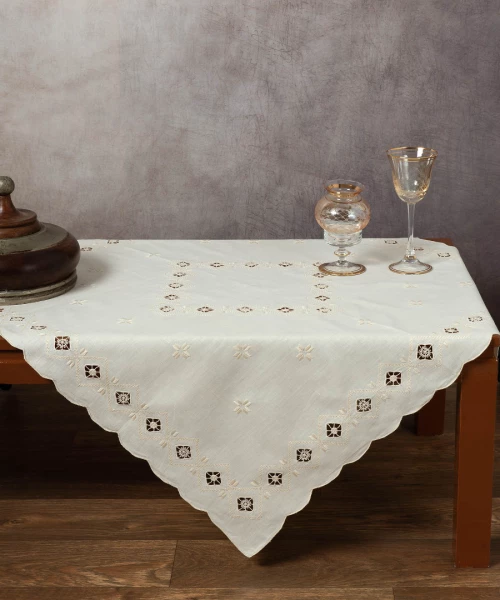 Silk Fashion Καρέ 90x90 882 Μπεζ