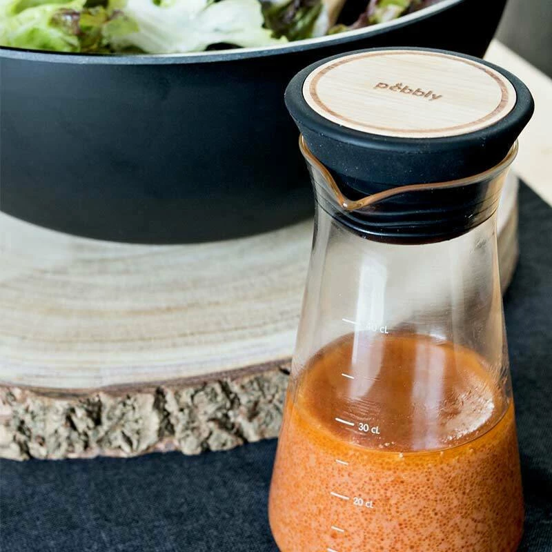 Pebbly Σέικερ Dressing Shaker Γυάλινο