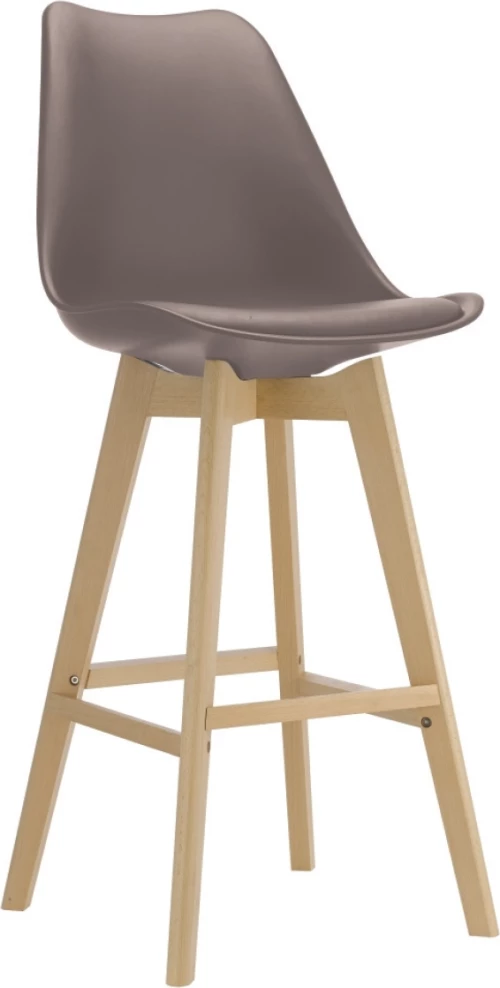 Σκαμπό Μπαρ Martin Sand Beige 49x54x111cm