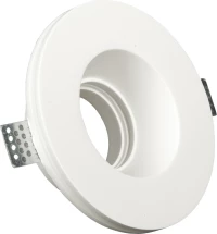 VK Lighting Γύψινο Σποτ Χωνευτό GU10 VK/09002 13x13cm Λευκό