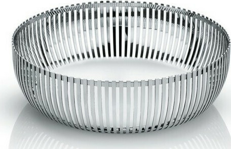 Alessi Φρουτιέρα Inox Silver 20x20x7cm