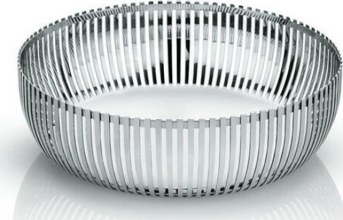 Alessi Φρουτιέρα Inox Silver 20x20x7cm