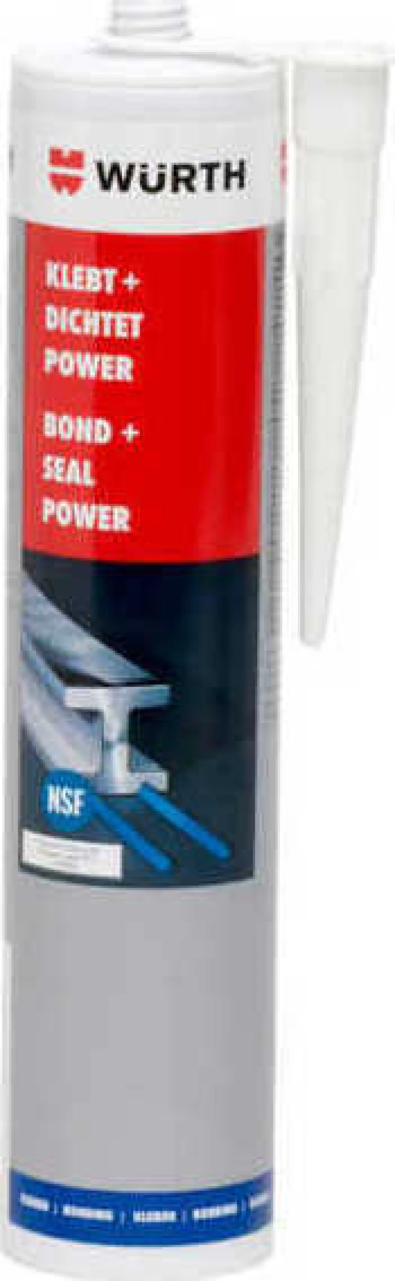 Wurth Δομικό Συγκολλητικό Bond And Seal Power K+D Λευκή 08932351 300ml