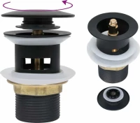 vidaXL Black 6.4x6.4x9.1 cm 149056