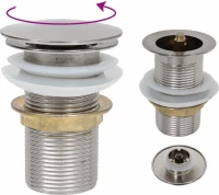 vidaXL Chrome 6.4x6.4x9.1 cm 149055