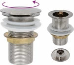 vidaXL Chrome 6.4x6.4x9.1 cm 149055