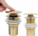 vidaXL Gold 6.4x6.4x9.1 cm 149062