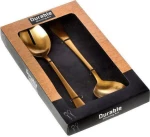 Cryspo Trio Σετ Εργαλείων Μαγειρικής Durable Rose Gold 45.045.05 2τμχ
