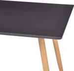 Τραπεζαρία Γκρι / Χρώμα Δρυός 120 x 60 x 74 εκ. από MDF