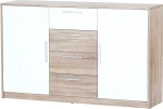 Sigrid Μπουφές Καφέ / Λευκό 145x38x90cm
