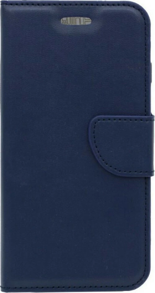 Θήκη flip με υποδοχή καρτών και δυνατότητα STAND για iPhone 6/6s Plus - μπλε