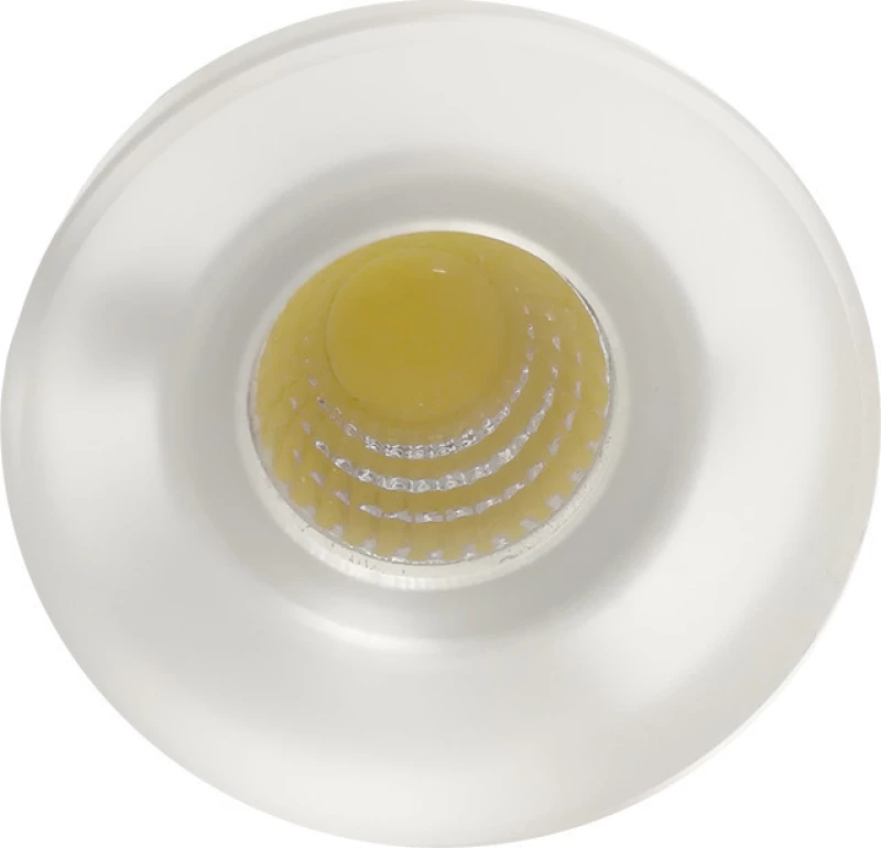 Elmark LED Σποτ Χωνευτό Boutique Mini 3W 2700-3000K 3.75x3.75cm Διάφανο