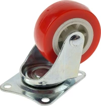 Ροδάκι Περιστρεφόμενo Κόκκινο 38x18mm - 90100570244