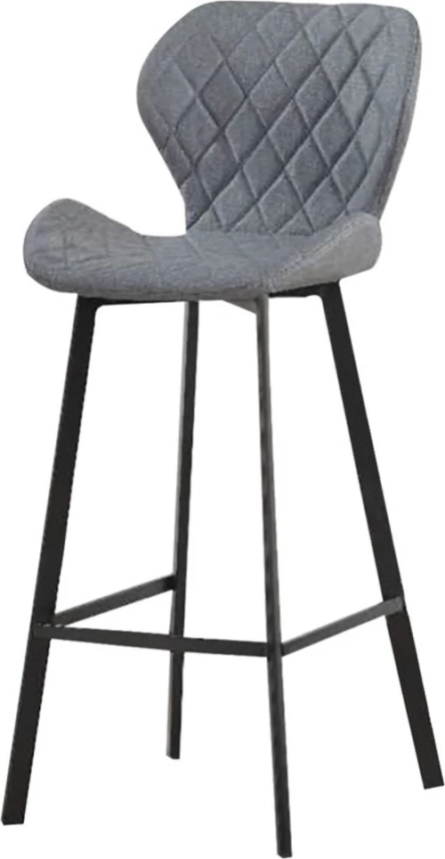 Σκαμπό Μπαρ Martin Γκρι 46x48x105cm 2τμχ