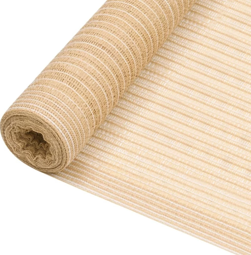 vidaXL Δίχτυ Σκίασης Μπεζ Από HDPE 195 Γρ./μ² 1,5x10m 149467