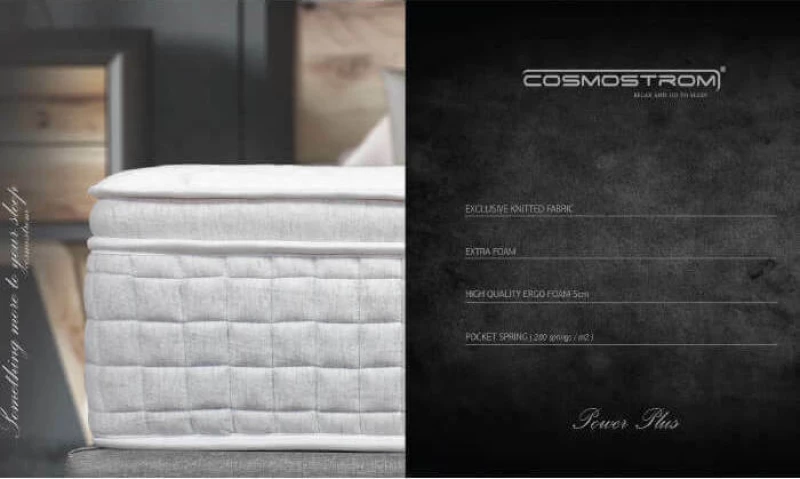 Cosmostrom Στρώμα Power Plus Μονό 90x200cm