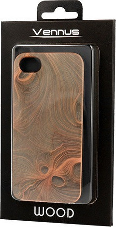 Vennus Wood Case Anti-Shock Ξύλινη Θήκη για Apple iPhone 7/8/SE 2020 - Brown Design 6