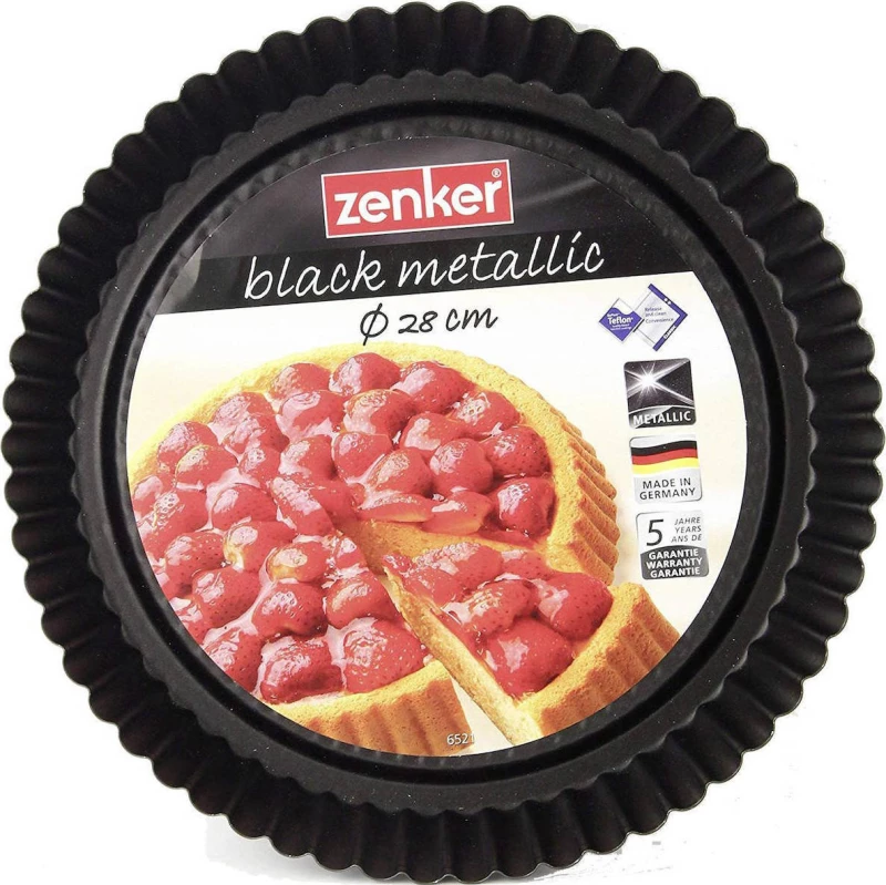 Zenker Φόρμα Τάρτας με Αντικολλητική Επίστρωση Στρογγυλή 28cm