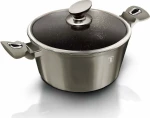 Berlinger Haus Metallic Line Βαθιά Κατσαρόλα από Αλουμίνιο 4.1lt / 24cm Carbon Collection