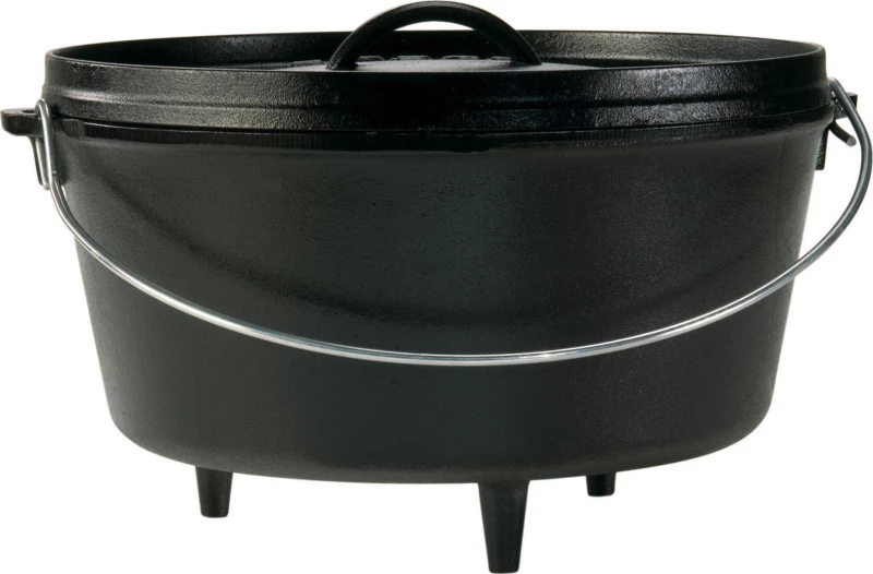 Lodge Dutch Oven Camping Βαθιά Κατσαρόλα από Μαντέμι 7.57lt / 33.5cm