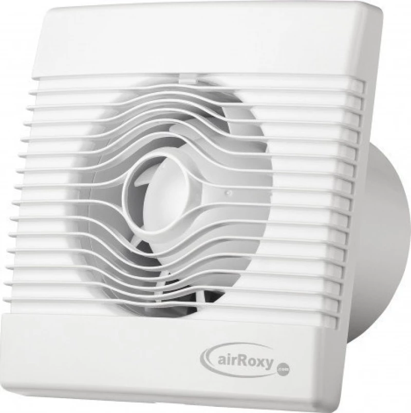 AirRoxy Premium 01-017 Επιτοίχιος Εξαεριστήρας Μπάνιου 120mm Λευκός