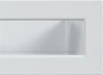 Kratki LUFT/6/80/45S/B Περσίδα Τζακιού Λευκή 6x80cm