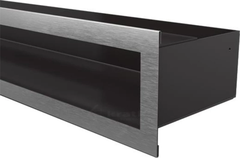 Kratki LUFT/9/100/45S/SZ Περσίδα Τζακιού Inox 9x100cm