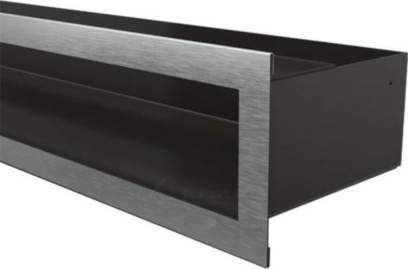 Kratki LUFT/9/60/45S/SZ Περσίδα Τζακιού Inox 9x60cm