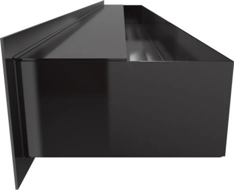 Kratki LUFT/9/100/45S/C Περσίδα Τζακιού Μαύρη 9x100cm