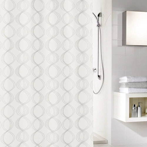 Kleine Wolke Κουρτίνα Μπάνιου 180x200 Classy White