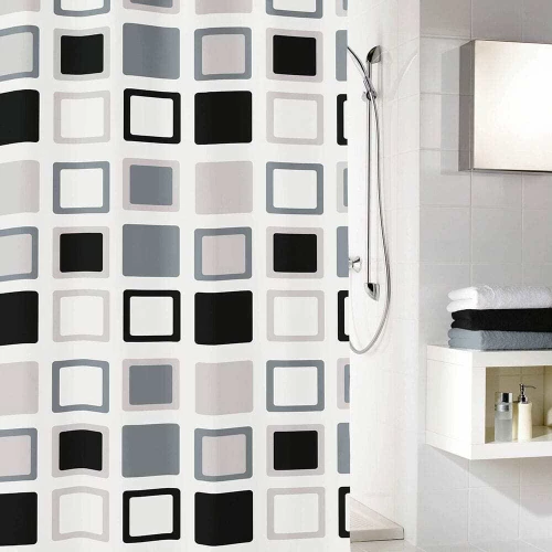 Kleine Wolke Κουρτίνα Μπάνιου 120x200 Clipper Anthracite