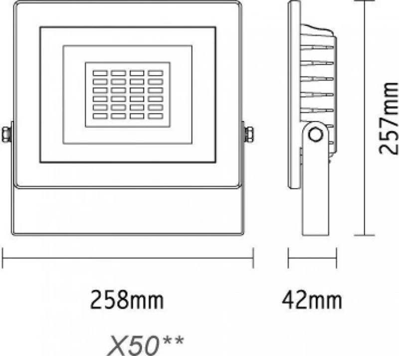 Aca Προβολέας 50W X5060W