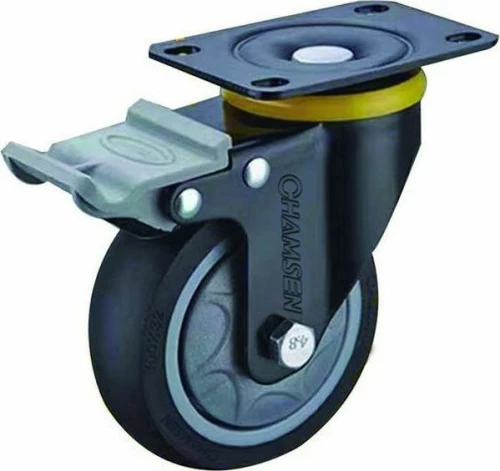 ΡΟΔΑ TPR 100mm ΜΕ ΦΡΕΝΟ