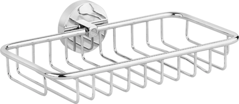 Bronze Art MH08-11 Fairmont Σπογγοθήκη Επιτοίχια Inox Ασημί