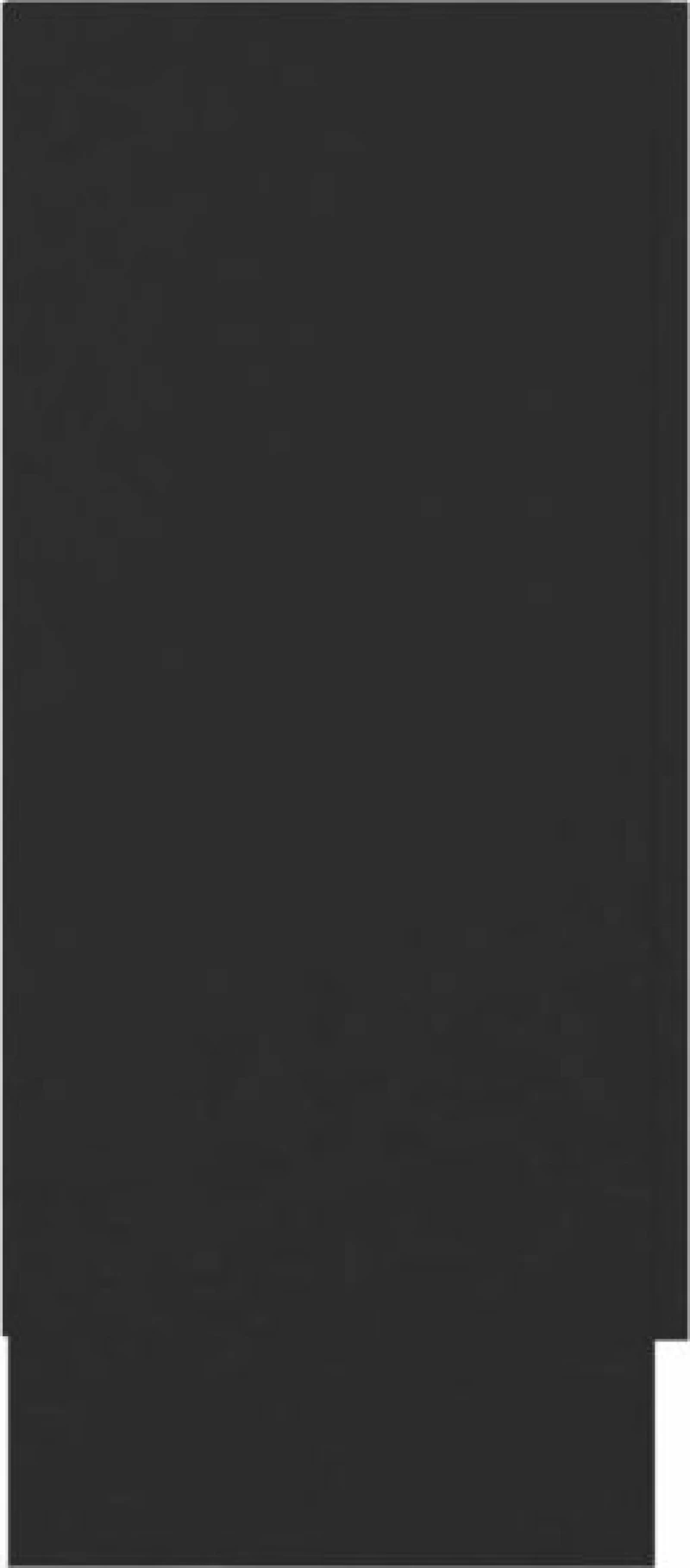 Βιτρίνα Σαλονιού Μαύρη 120x30.5x70cm