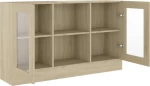 Βιτρίνα Σαλονιού Sonoma Δρυς 120x30.5x70cm