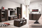 Βιτρίνα Σαλονιού Morty Wenge 66x42x198cm
