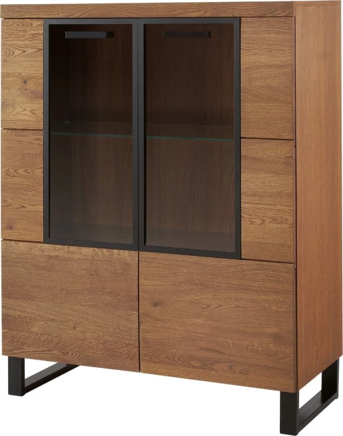 Βιτρίνα Σαλονιού Paragon Φυσικό 96x42x142cm