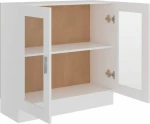 Βιτρίνα Σαλονιού Λευκή 82.5x30.5x80cm