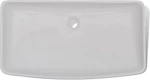 vidaXL 275493 Επικαθήμενος Νιπτήρας Κεραμικός 71x38cm Λευκός