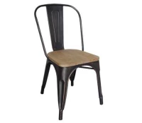 Καρέκλα Μεταλλική Relix Wood