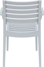 Καρέκλα Πολυπροπυλενίου Artemis Silver Grey